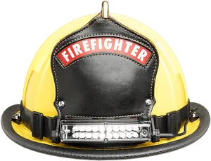 Firefighter Helmetwith Visorand Lights PNG Image