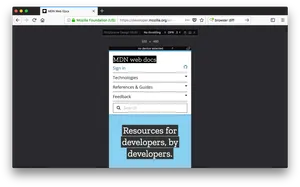 Firefox Responsive Design Mode M D N Web Docs PNG Image