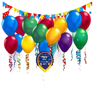 First Birthday Celebration Banner Png 40 PNG Image