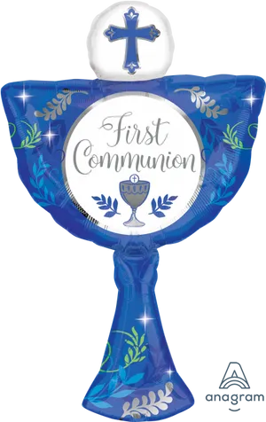 First Communion Balloon Decoration PNG Image