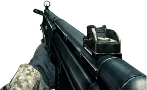 First Person Shooter Weapon View PNG Image