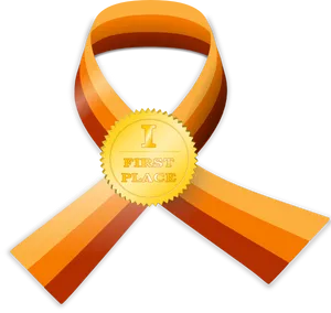 First Place Award Ribbon PNG Image