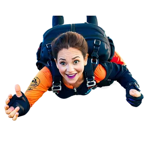 First Time Skydiving Png Udq PNG Image