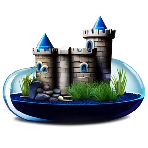 Fish Tank Castle Png 06122024 PNG Image