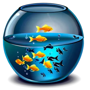 Fishbowl Vector Png Rgp PNG Image