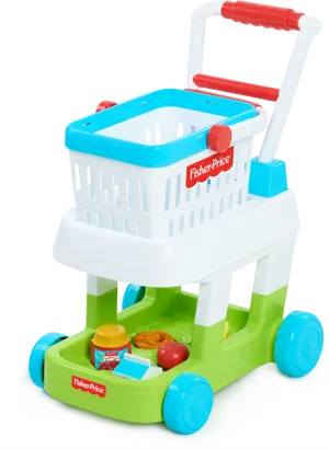 Fisher Price Shopping Cart Toy PNG Image