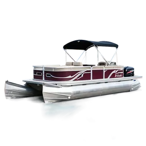 Fishing-focused Pontoon Setup Png Uaa PNG Image