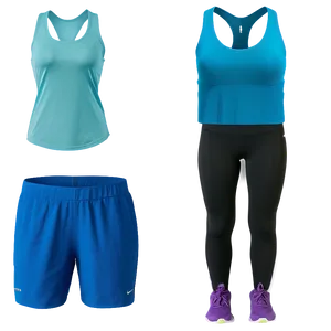 Fitness Outfit Selections Png 06122024 PNG Image