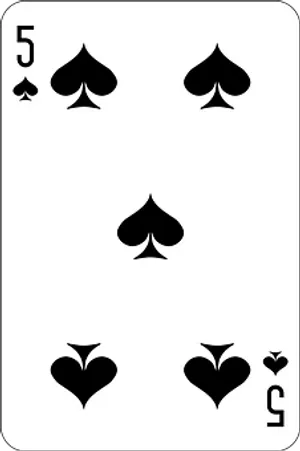 Five_of_ Spades_ Playing_ Card PNG Image