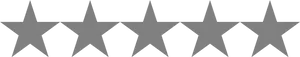 Five Star Rating Graphic PNG Image