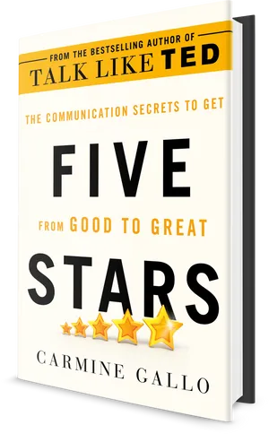 Five Stars Communication Secrets Book Cover PNG Image