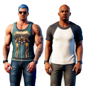 Fivem Custom Clothing Lineup Png 06252024 PNG Image