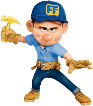 Fix It Felix Jr Character Pose PNG Image