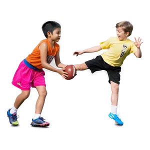 Flag Football Action Png 90 PNG Image