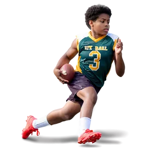 Flag Football Running Back Png Xko PNG Image