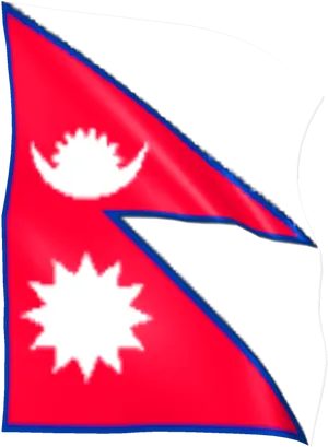 Flag_of_ Nepal_ Graphic PNG Image