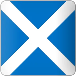 Flagof Scotland Saint Andrews Cross PNG Image