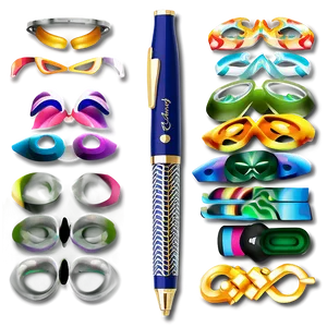 Flair Pen Assortment Png 06292024 PNG Image