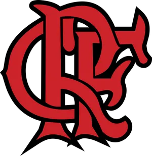 Flamengo Logo Redand Black PNG Image