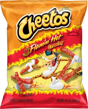 Flamin Hot Cheetos Crunchy Package PNG Image