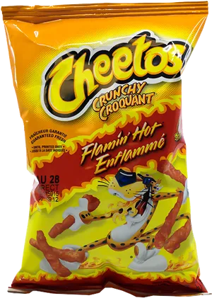 Flamin Hot Cheetos Package PNG Image