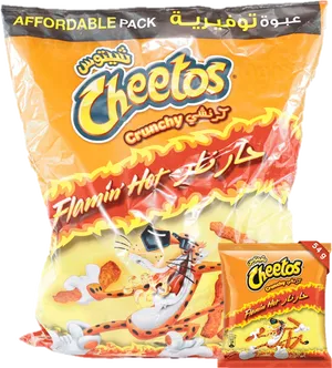 Flamin Hot Cheetos Package PNG Image