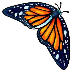 Flaming Butterfly Png Smq70 PNG Image