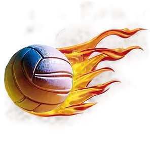 Flaming Water Polo Ball Png Fqb PNG Image