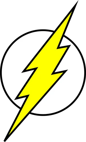 Flash Symbol Iconic Logo PNG Image