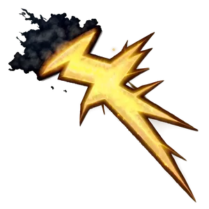 Flashing Yellow Lightning Bolt Png Fjf PNG Image