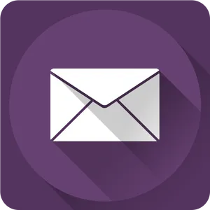 Flat Design Email Icon PNG Image