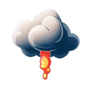 Flat Design Fart Cloud Png Cvq26 PNG Image