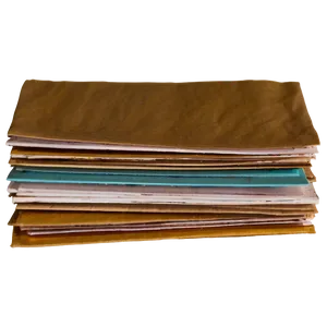 Flat Paper Stack Png 06132024 PNG Image