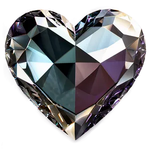 Flawless Diamond Heart Icon Png Plq99 PNG Image