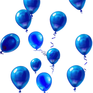 Floating Blue Balloons Png 22 PNG Image