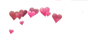 Floating Hearts Overlay.png PNG Image