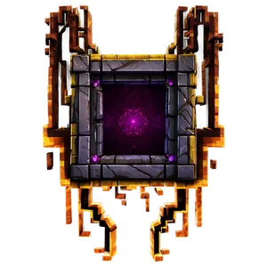 Floating Nether Portal Png Fhs77 PNG Image