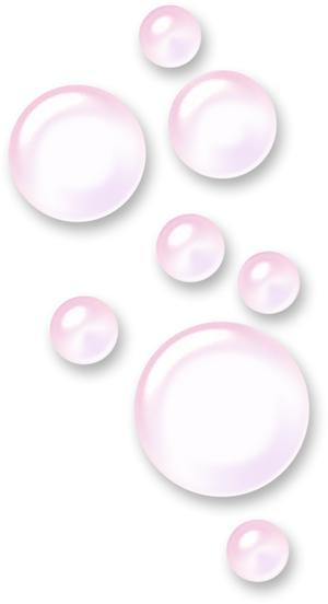 Floating Purple Bubbles Dark Background PNG Image