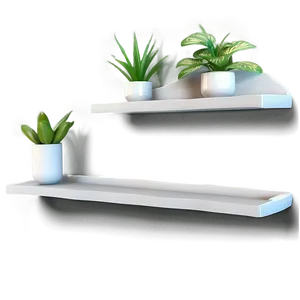 Floating Shelves C PNG Image