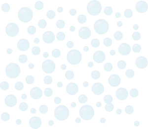 Floating Soap Bubbles Background PNG Image