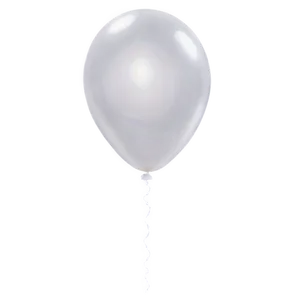 Floating White Balloon Png Qfj PNG Image