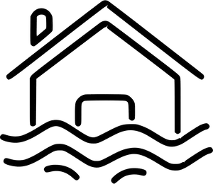 Flooded_ House_ Icon PNG Image