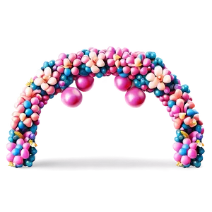 Floral And Balloon Arch Combo Png 06212024 PNG Image