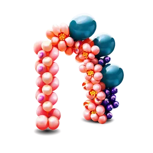 Floral And Balloon Arch Combo Png 56 PNG Image