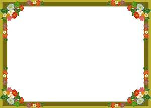 Floral_ Border_ Design_ Frame PNG Image