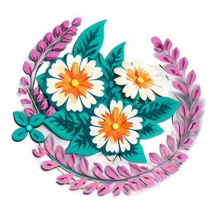 Floral Bouquet Cricut Png Gdm22 PNG Image