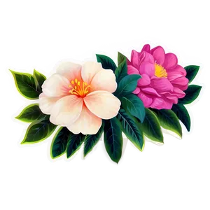 Floral Bouquet Sticker Png Bbf25 PNG Image