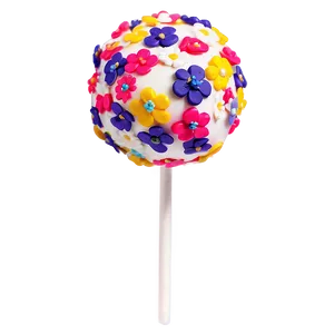 Floral Cake Pop Png 68 PNG Image