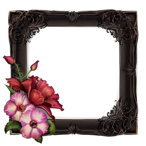 Floral Certificate Frame Png Har23 PNG Image