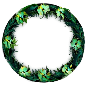 Floral Circle Frame Png Qhk PNG Image